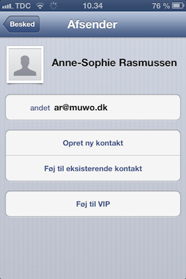 mail til vip
