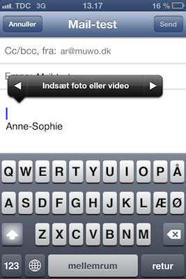 send mediefiler