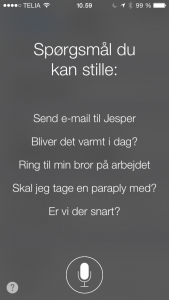 Hej Siri funktion