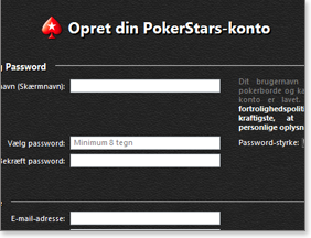 Opret en konto