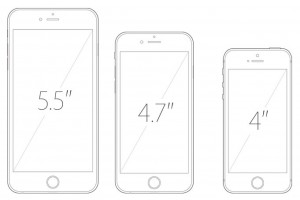 iPhone størrelser